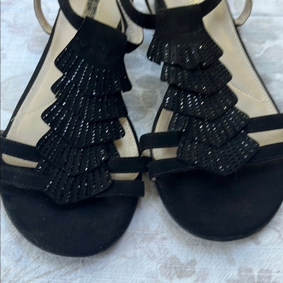 Jennifer Lopez Black Strappy Sandals - Picture 4 of 11